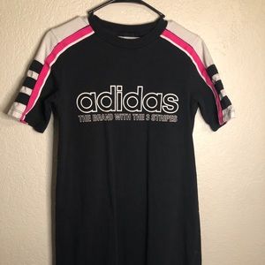 cute black adidas dress!